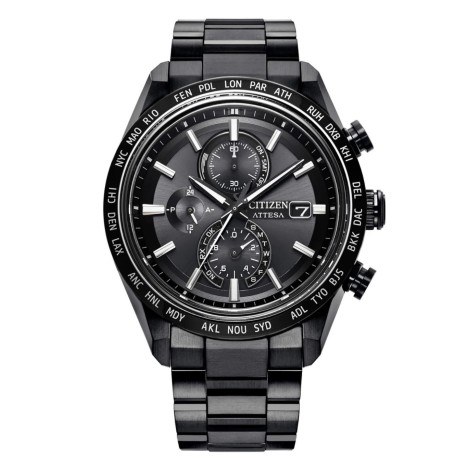 Orologio Citizen Attesa Stratosphere H800 Titanio IP Nero AT8294-59E - miniatura