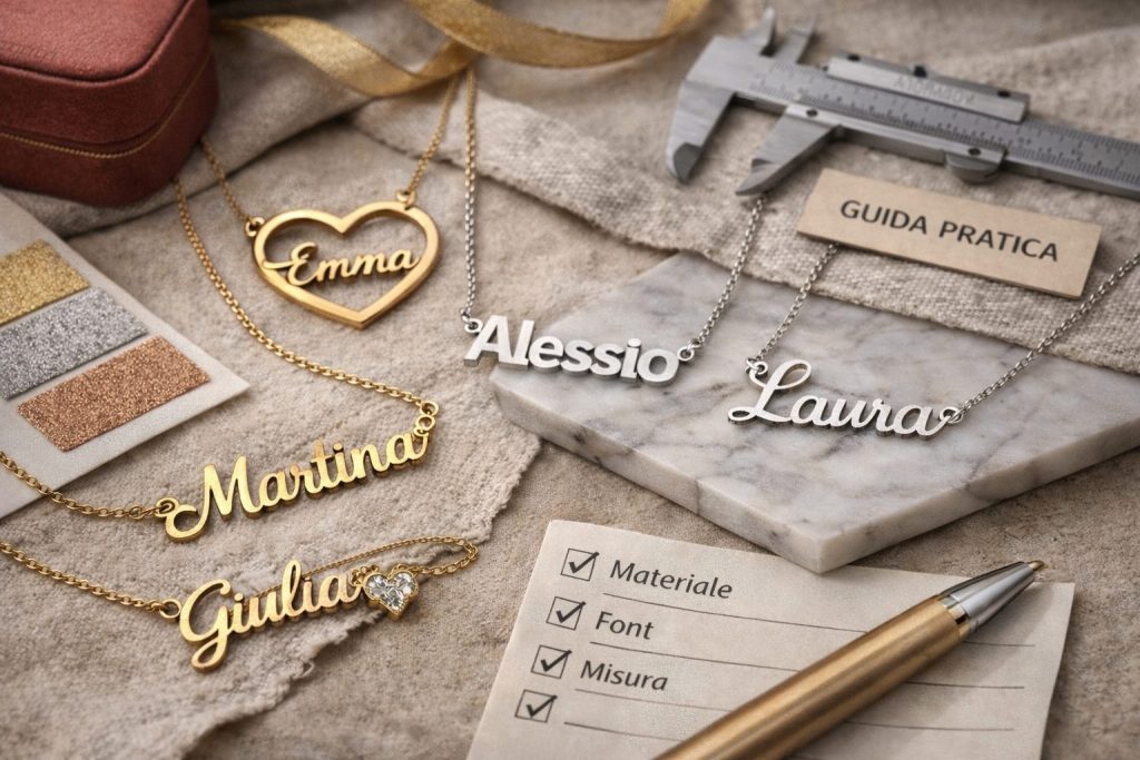 Come scegliere gioiello con nome