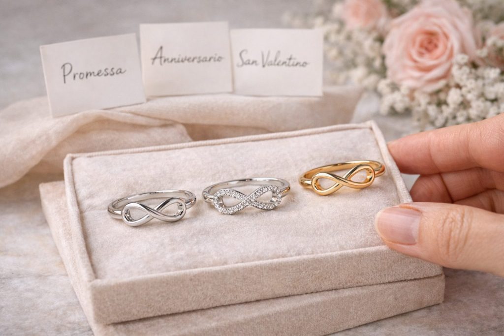 Anelli con Infinito Quando Regalare